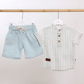 The striped Linen Set