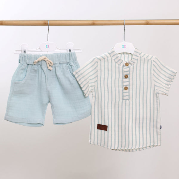 The striped Linen Set
