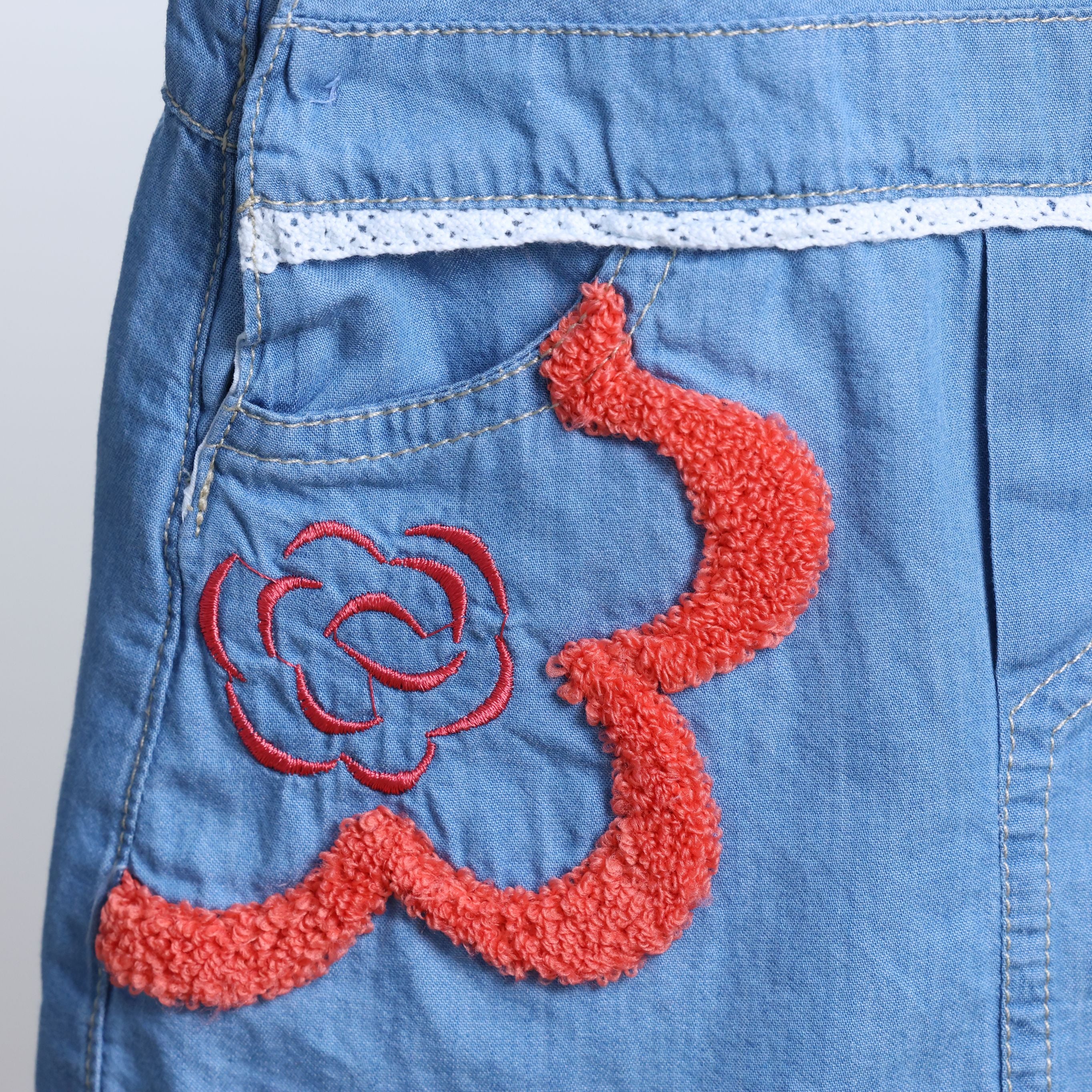 Cobalt Ruffle