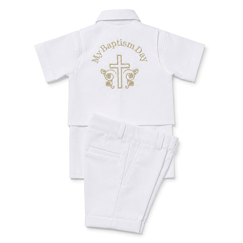 Golden Sacrament-Christening Suit