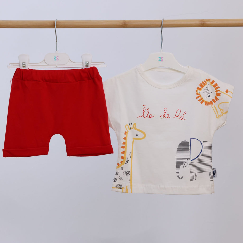 Jungle Safari T-shirt & Shorts Set