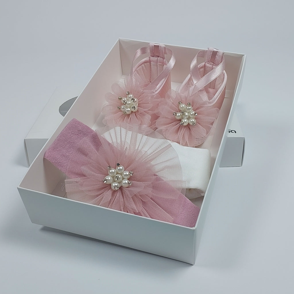 Tulle Rosé-Booties