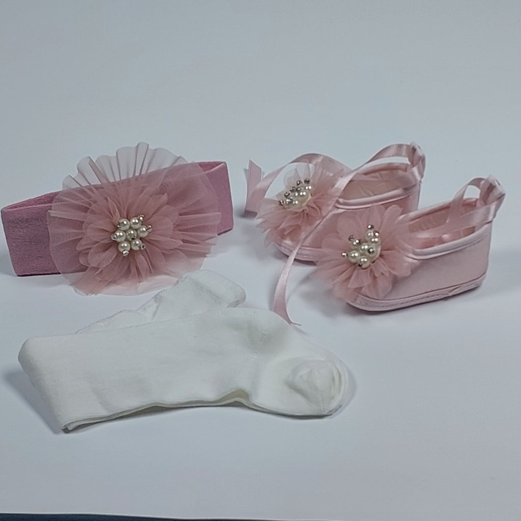 Tulle Rosé-Booties