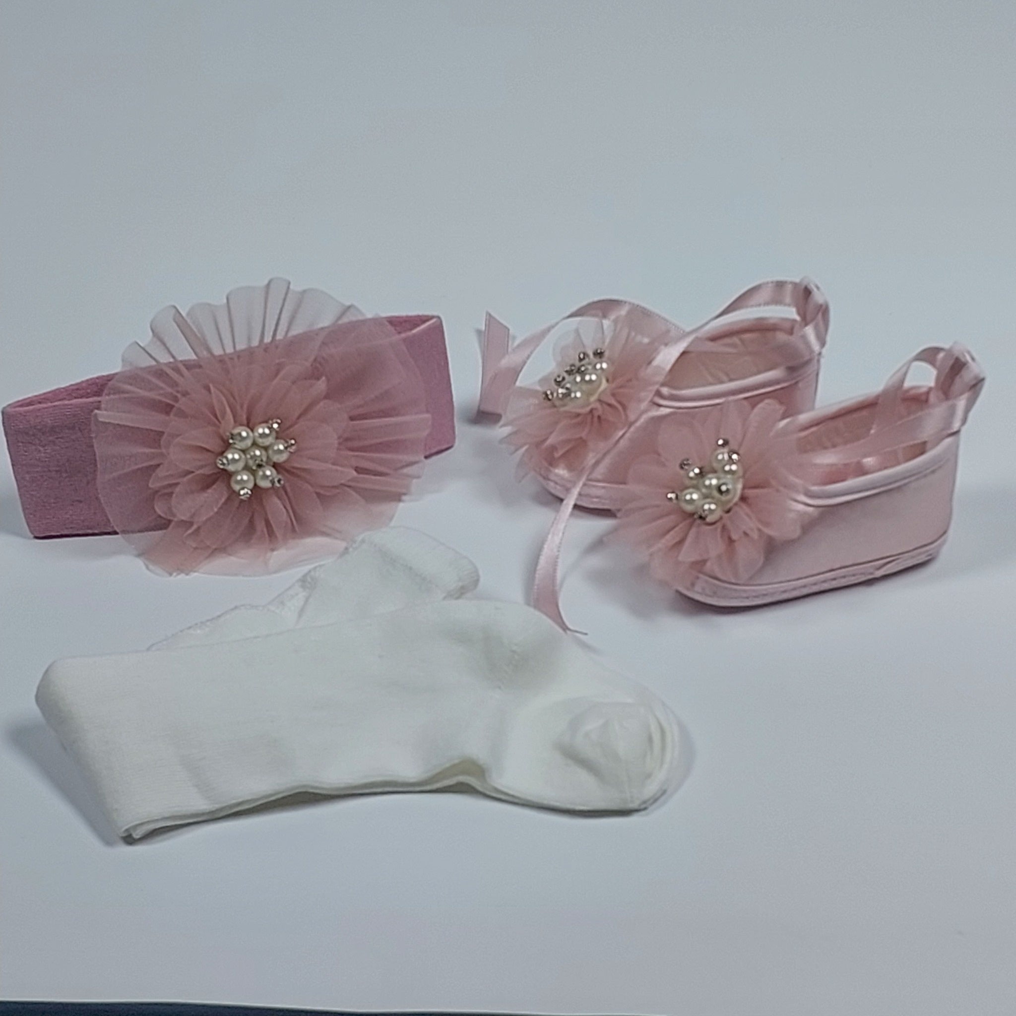 Tulle Rosé-Booties