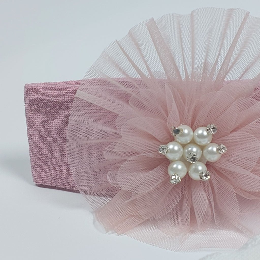 Tulle Rosé-Booties
