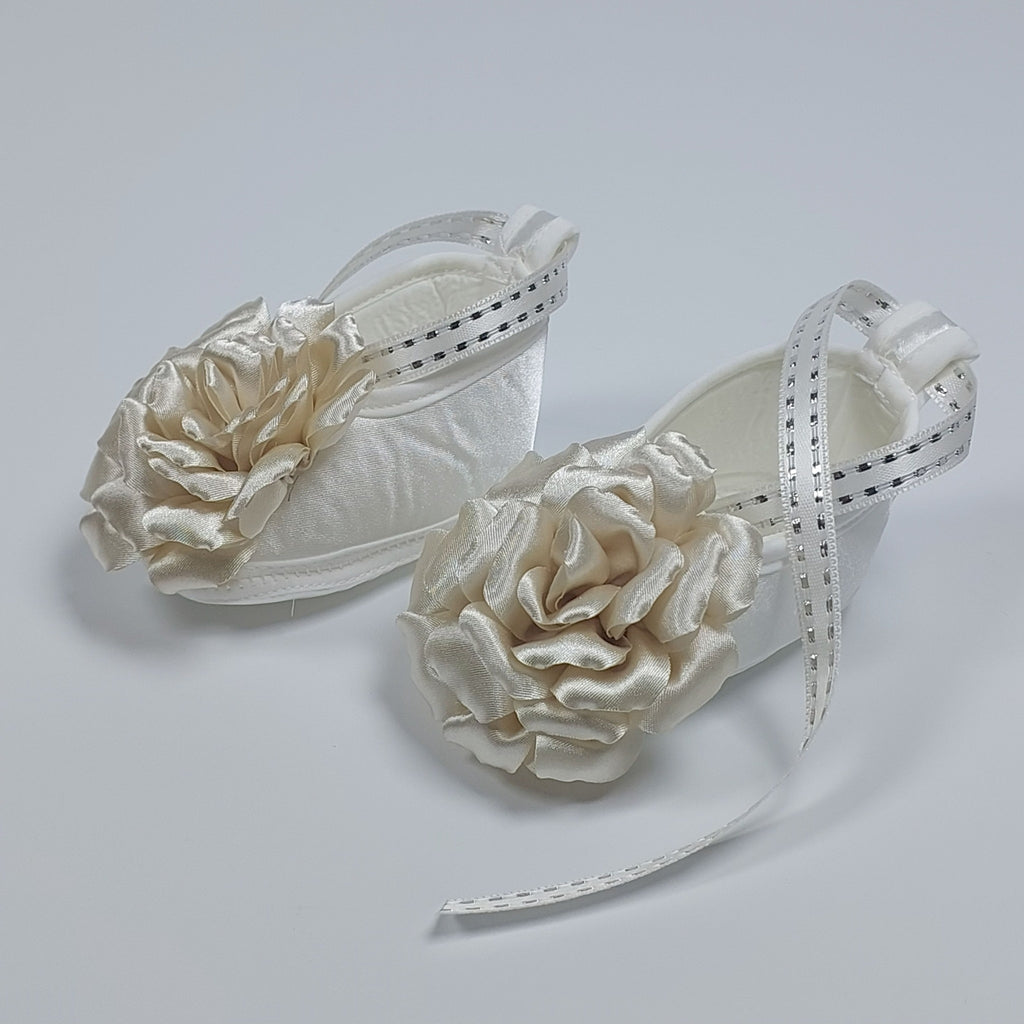 Satin Bloom-Booties