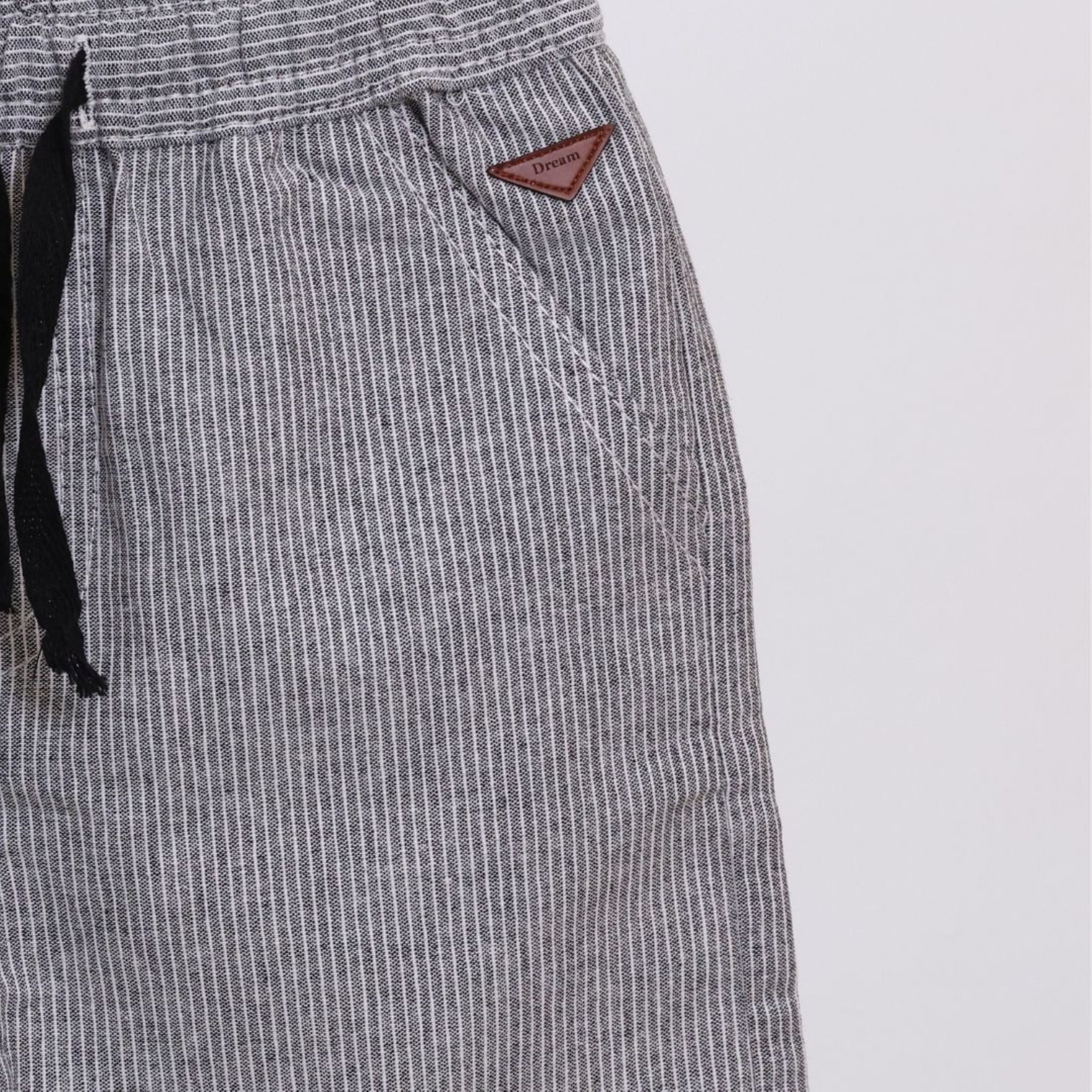 Striped linen short
