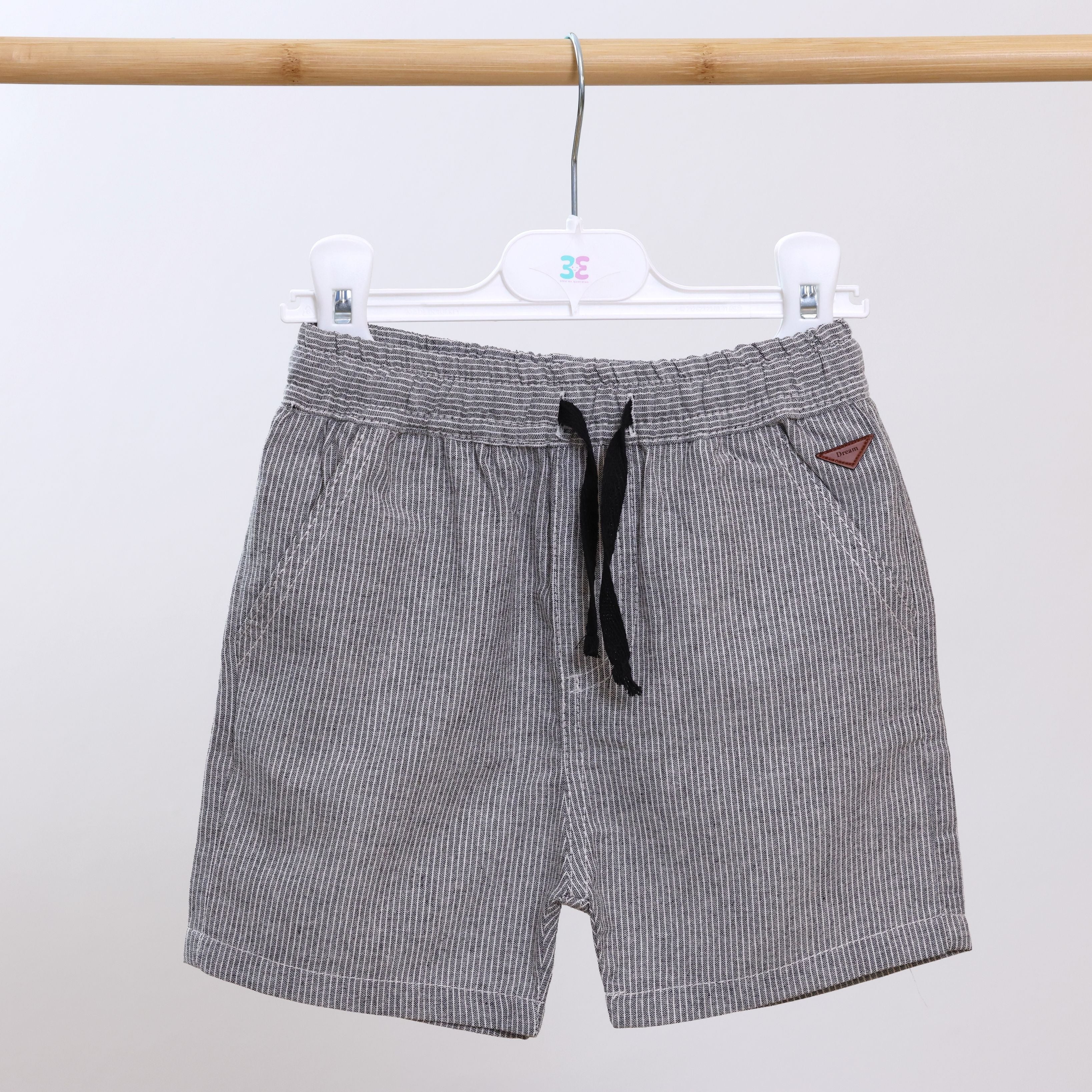 Striped linen short