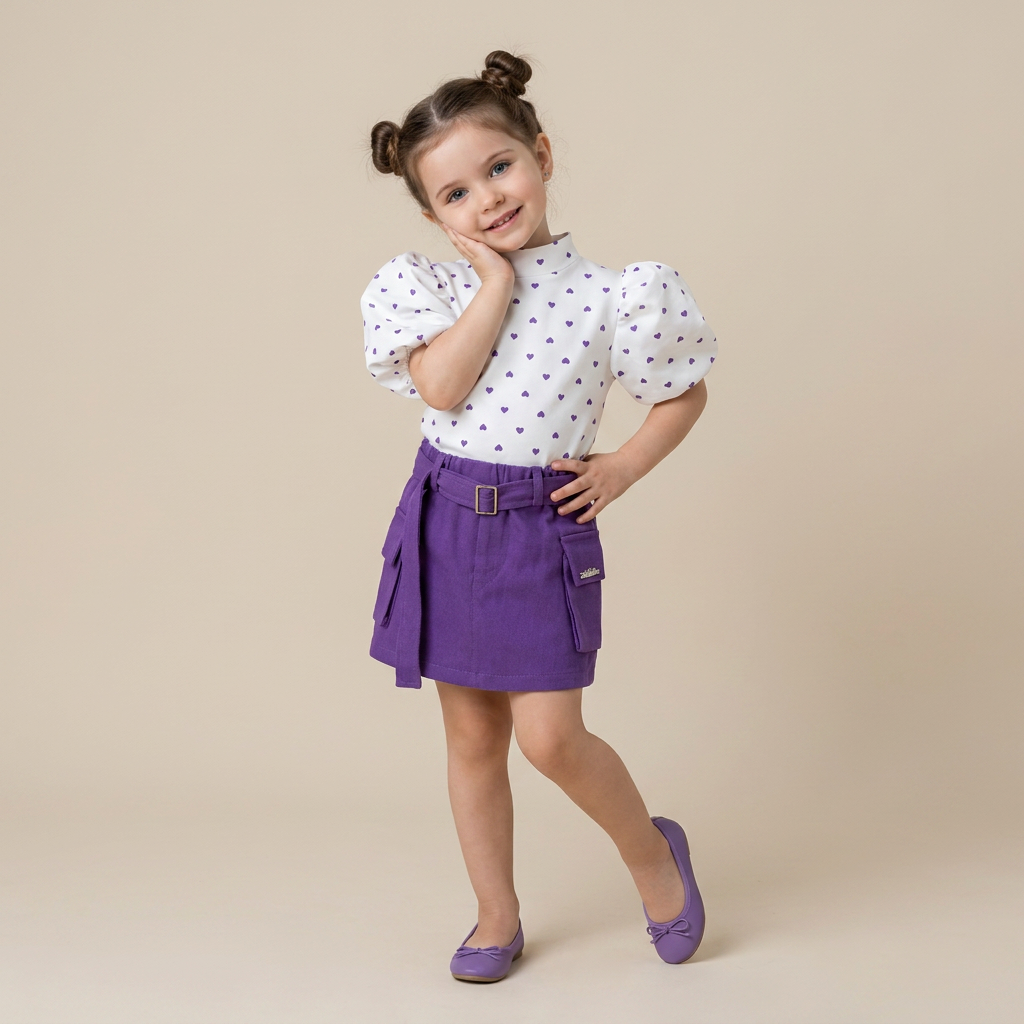 Purple Hearts Set