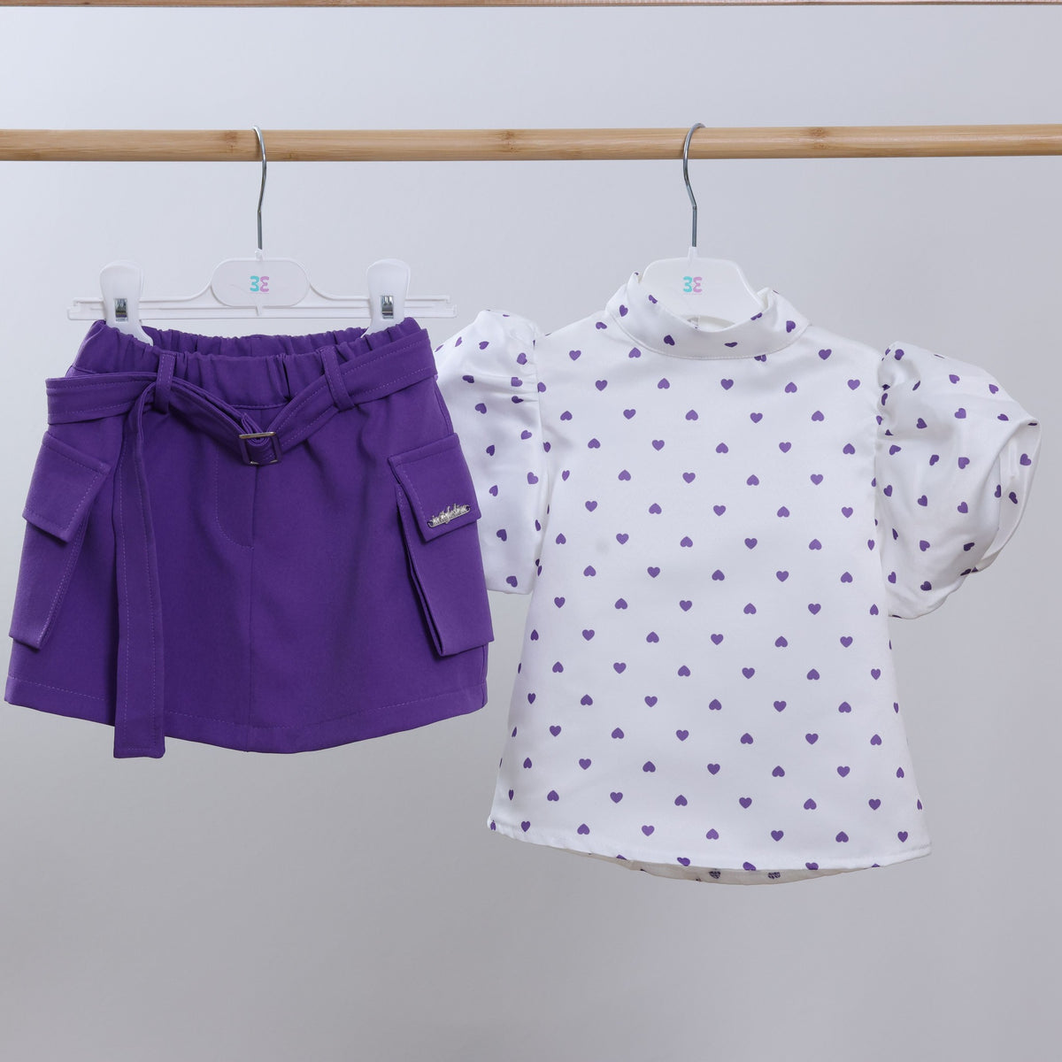 Purple Hearts Set